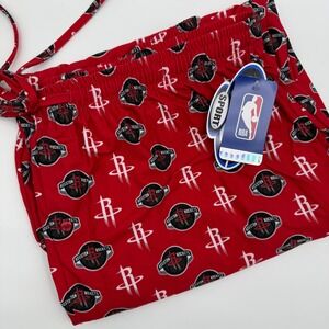 Concept Sport Houston Rockets NBA Men's Pajama Pants Sleepwear Red 2XL‎